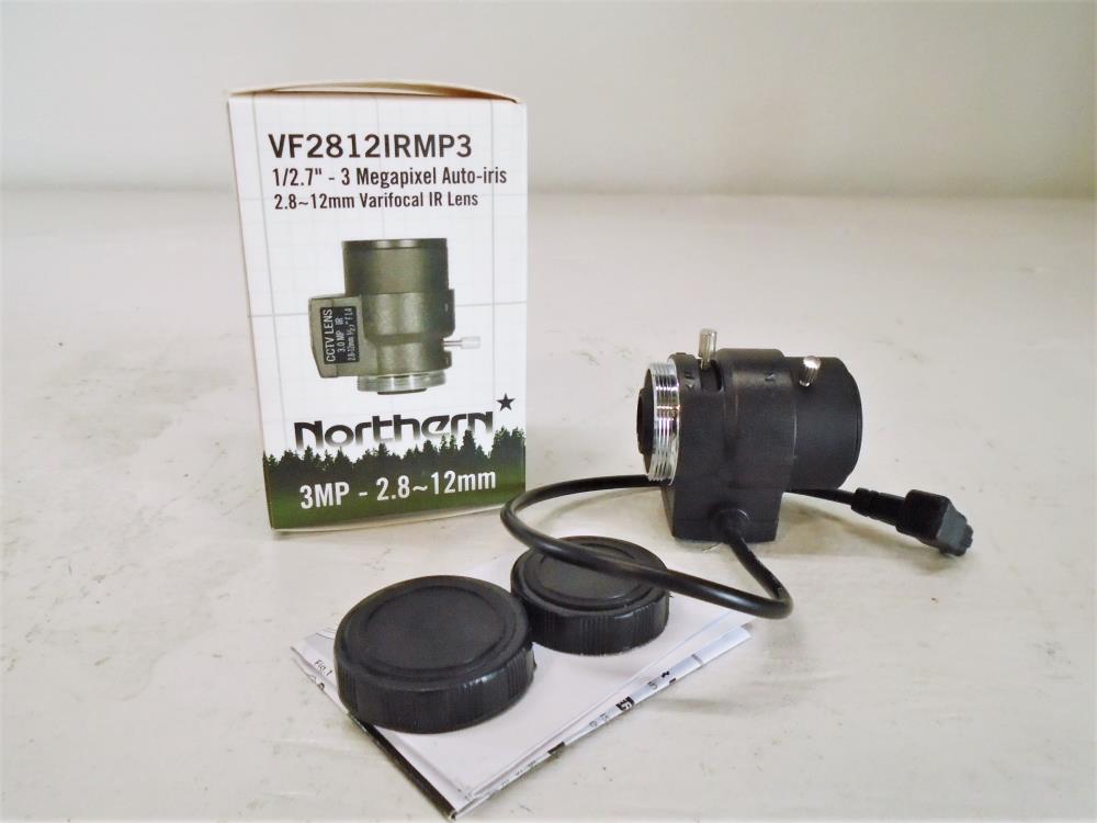 Northern 1/2.7" - 3 Megapixel Auto Iris, 2.8~12mm Varifocal IR Lens VF2812IRMP3